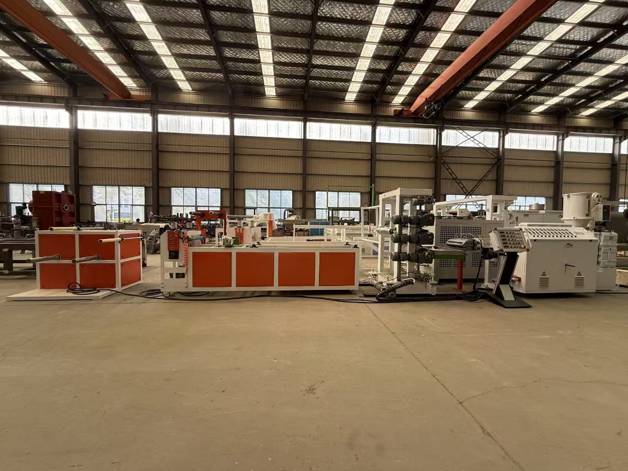 TPU/PE/PP/PS-300 Wide Sheet Extrusion Line packing and transportation